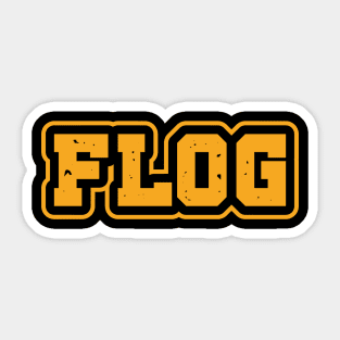 Flog Sticker